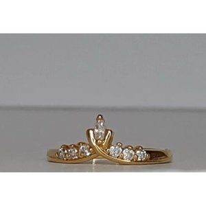 Crown Princess Tiara Ring - Nevada Mines NV Ring Band Size 8